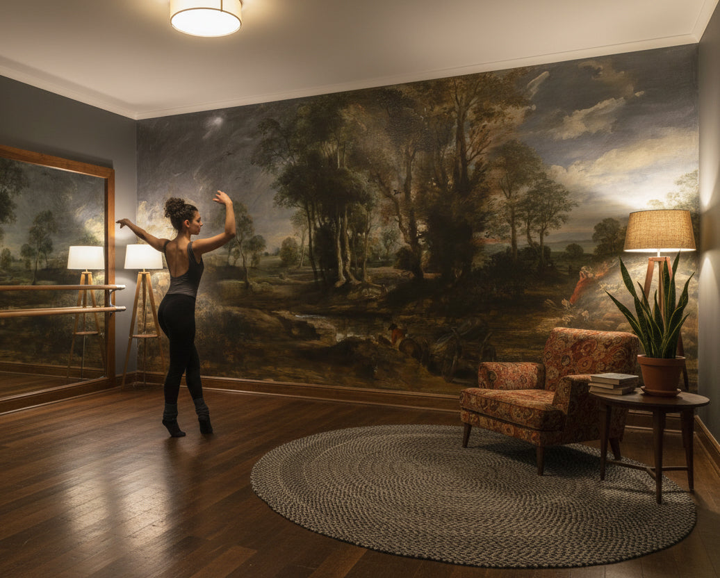 Landscape Wallpaper Forest Traditional Wall Mural