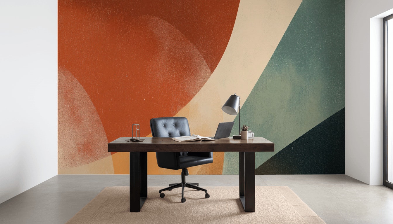 Geometric Wallpaper Abstract Modern Wall Decor