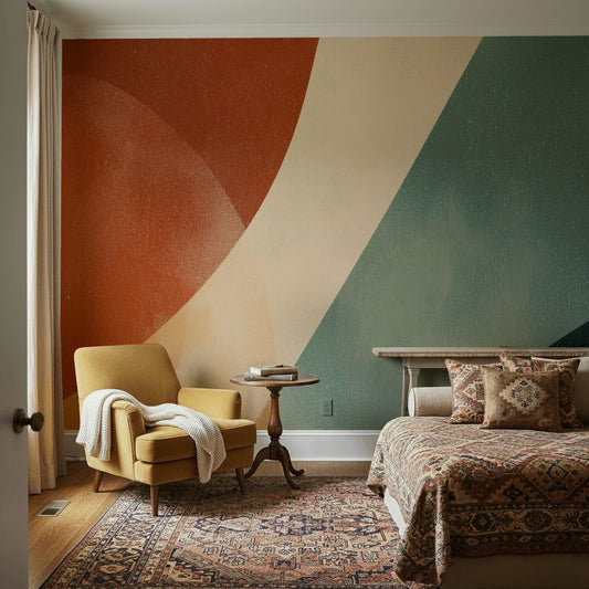 Geometric Wallpaper Abstract Modern Wall Decor