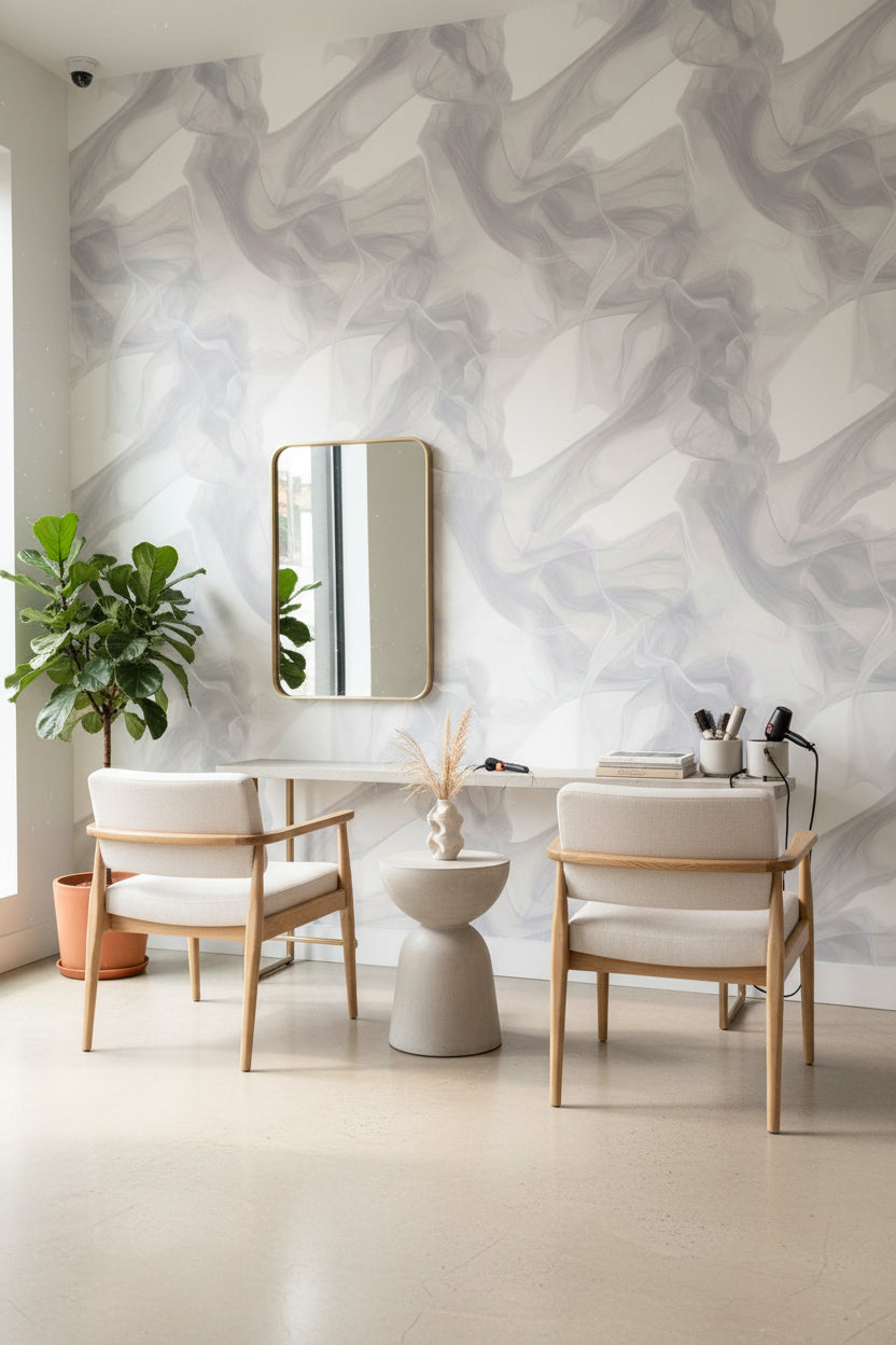 Abstract Wallpaper Marble Minimalist Removable Wall Decor