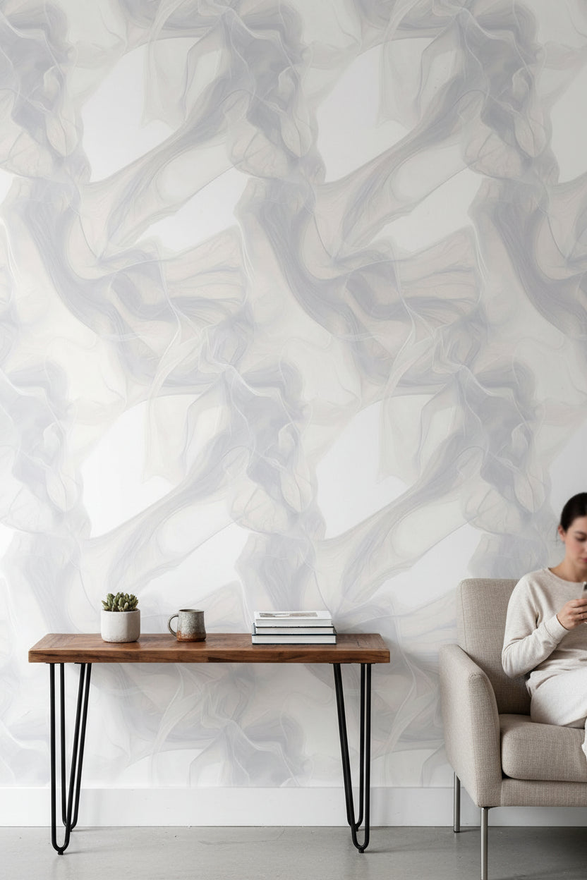 Abstract Wallpaper Marble Minimalist Removable Wall Decor