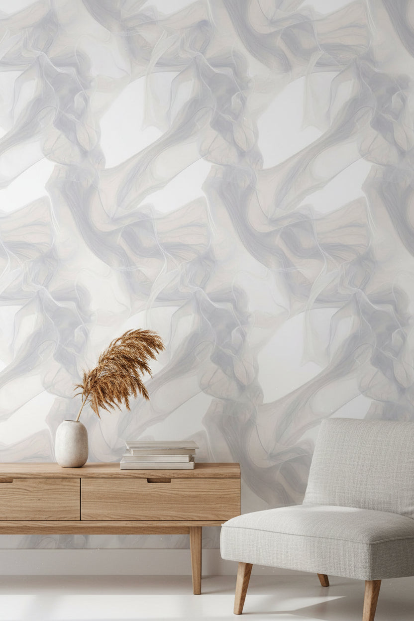 Abstract Wallpaper Marble Minimalist Removable Wall Decor