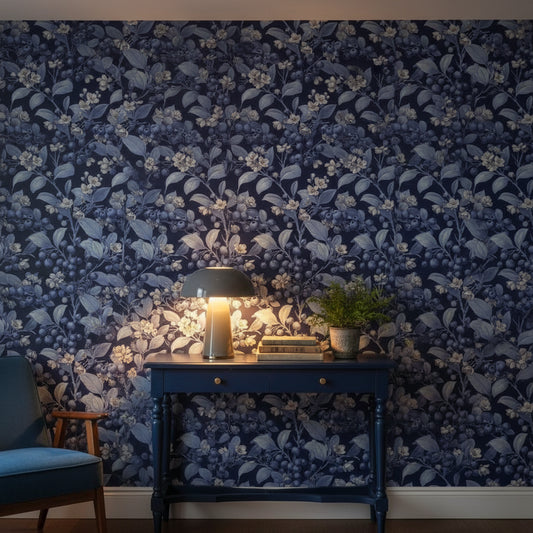 Floral Wallpaper Vintage Mural Botanical Wall Decor