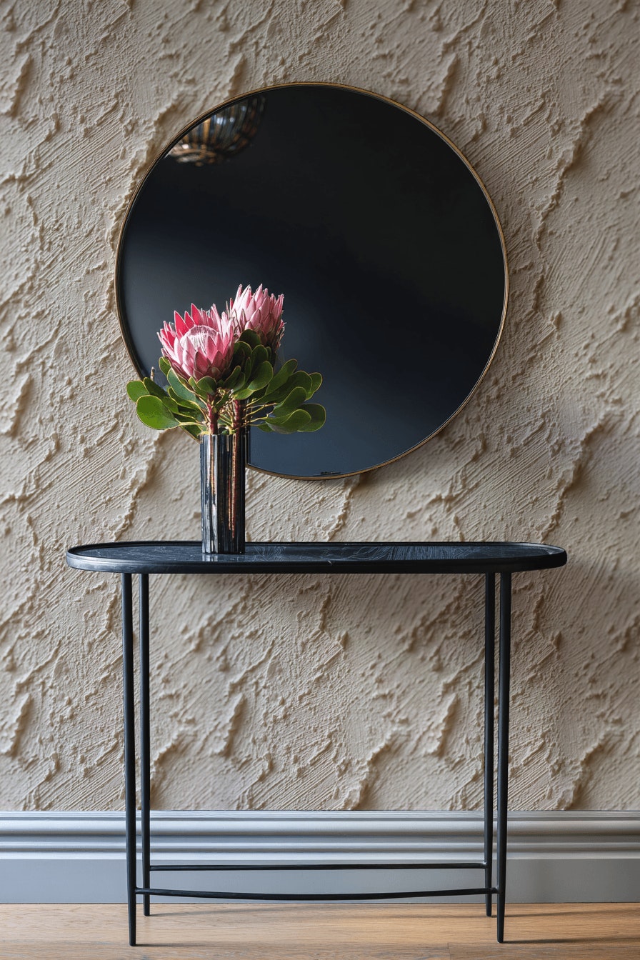 Textured Cream Plaster Effect Wallpaper