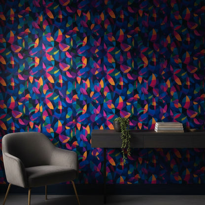 Vibrant Multicolor Geometric Abstract Wallpaper