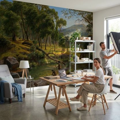 Nature Landscape Wallpaper Forest Scenic Wall Mural