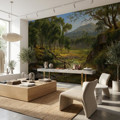 Nature Landscape Wallpaper Forest Scenic Wall Mural