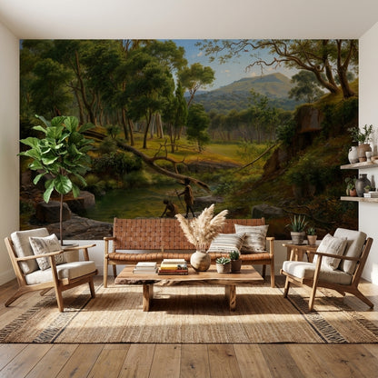 Nature Landscape Wallpaper Forest Scenic Wall Mural