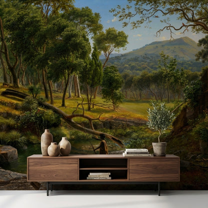 Nature Landscape Wallpaper Forest Scenic Wall Mural