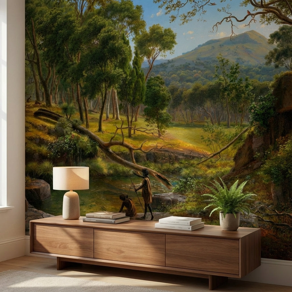 Nature Landscape Wallpaper Forest Scenic Wall Mural