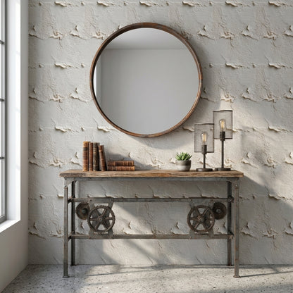 Abstract Pattern Wallpaper Rustic Removable Beige Wall Mural