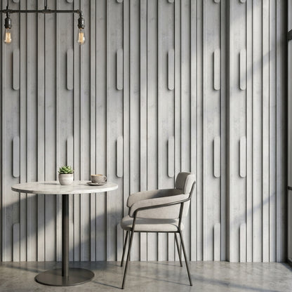 Geometric Wallpaper Concrete Minimalist Decorative Mural