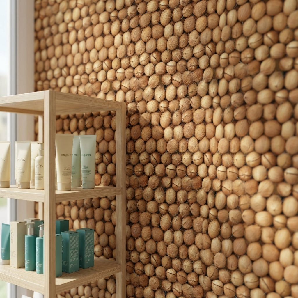 Coconuts Wallpaper Natural Tropical Decorative Mural