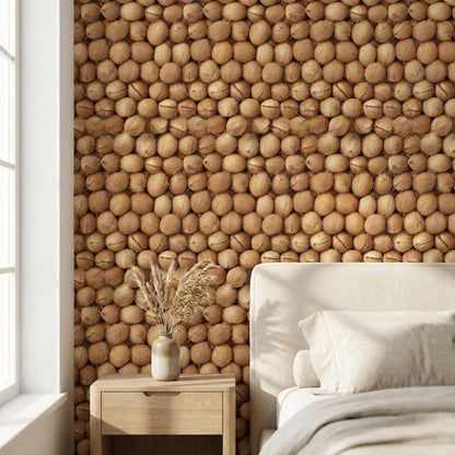 Coconuts Wallpaper Natural Tropical Decorative Mural