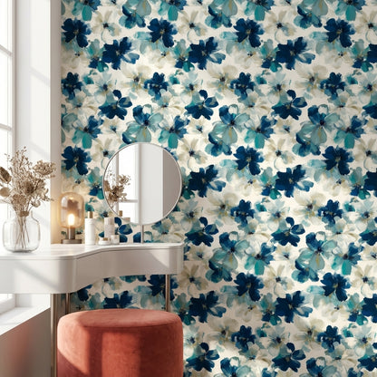 Floral Wallpaper Abstract Modern Decorative Mural