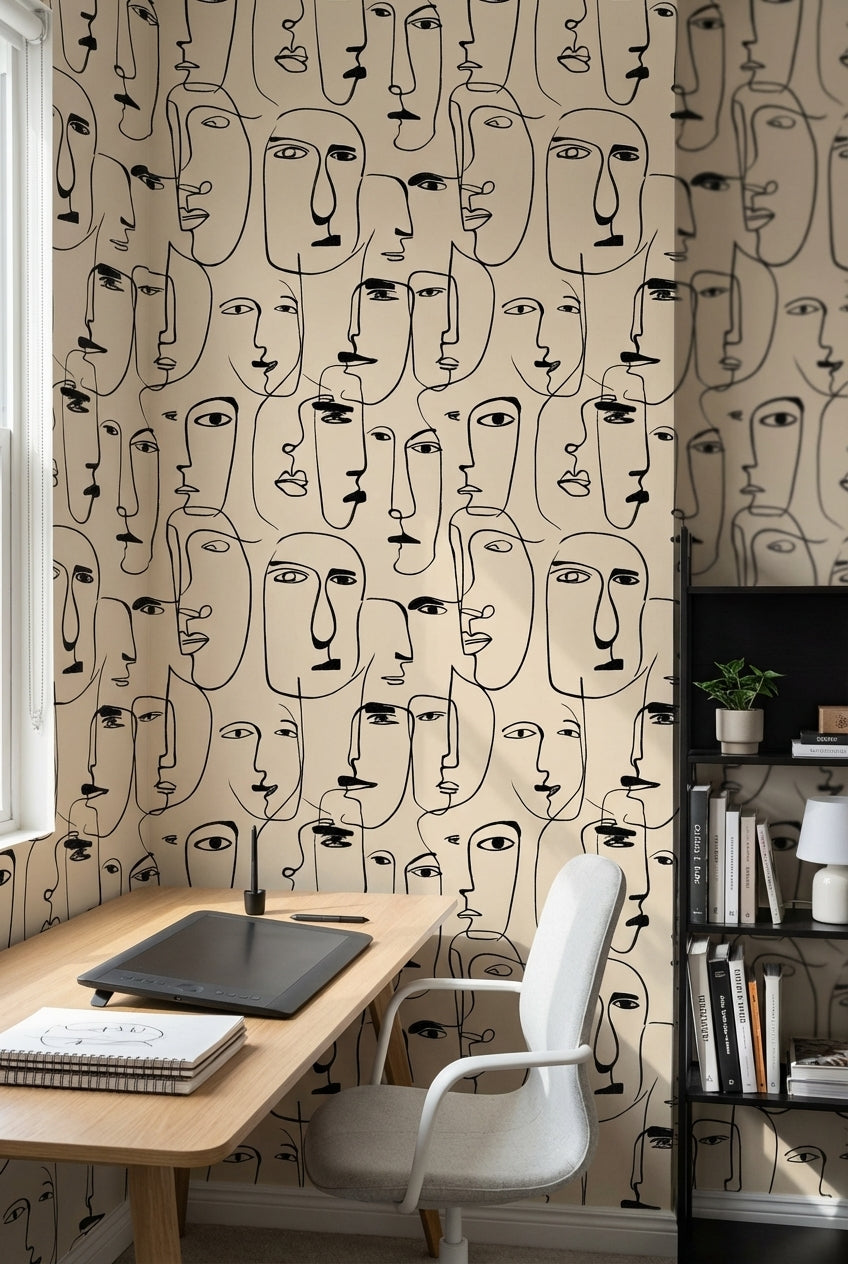 Abstract Pattern Wallpaper Modern Decorative Mural