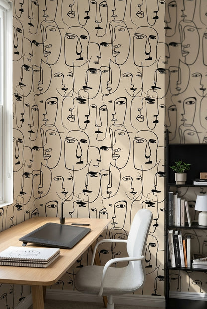 Abstract Pattern Wallpaper Modern Decorative Mural