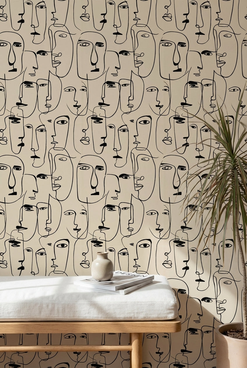 Abstract Pattern Wallpaper Modern Decorative Mural