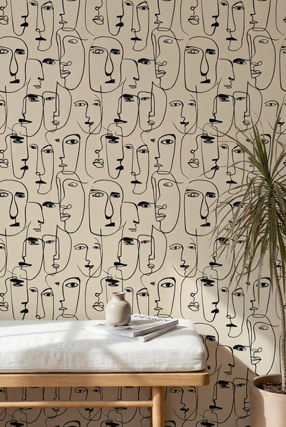 Abstract Pattern Wallpaper Modern Decorative Mural