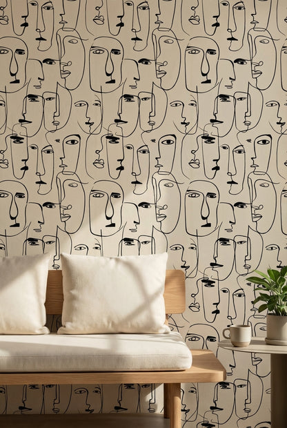 Abstract Pattern Wallpaper Modern Decorative Mural