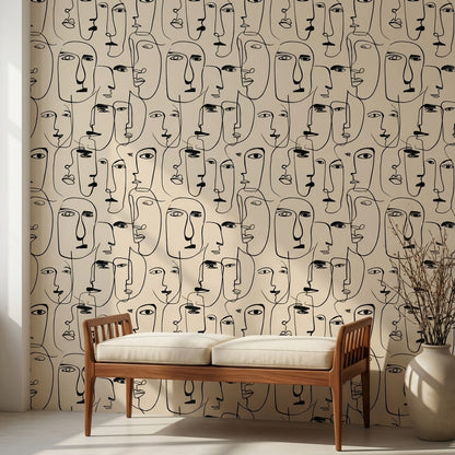 Abstract Pattern Wallpaper Modern Decorative Mural