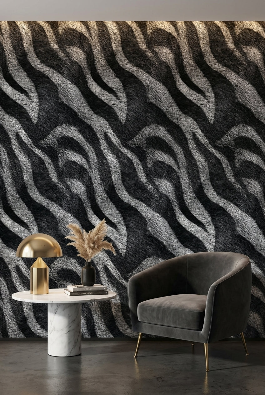 Animal Print Wallpaper Modern Bold Decorative Mural