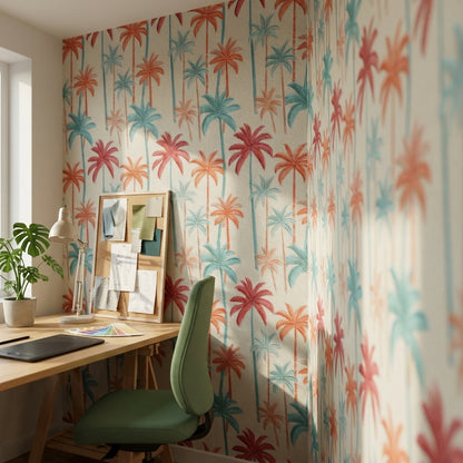 Palm Trees Wallpaper Tropical Modern Decorative Mural