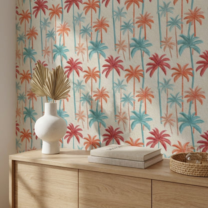 Palm Trees Wallpaper Tropical Modern Decorative Mural