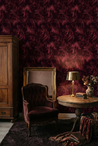 Abstract Pattern Wallpaper Elegant Black Wall Decor