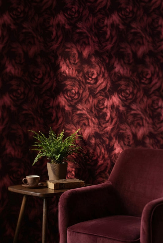 Abstract Pattern Wallpaper Elegant Black Wall Decor