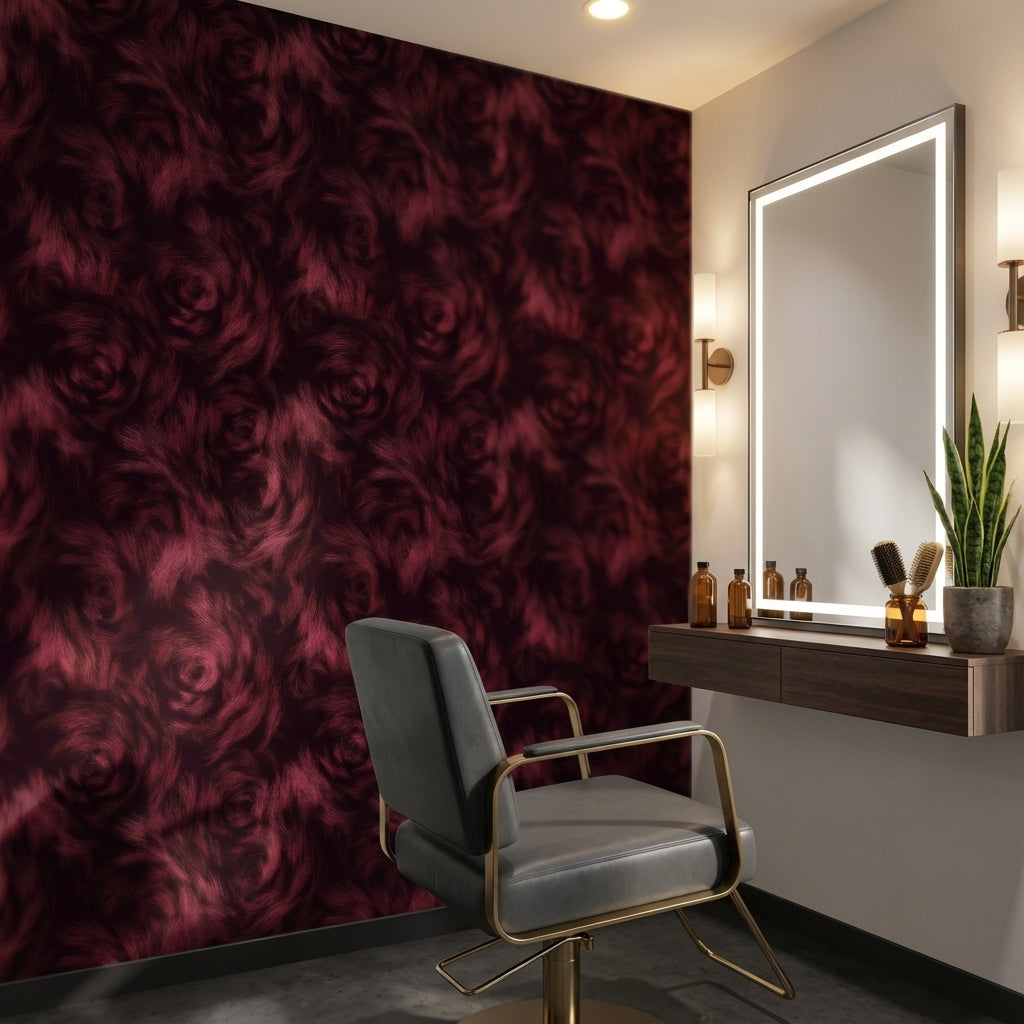 Abstract Pattern Wallpaper Elegant Black Wall Decor