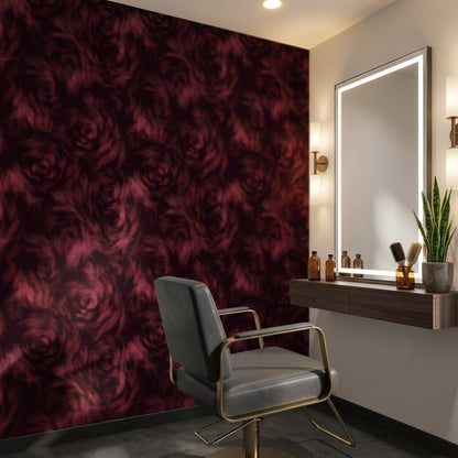 Abstract Pattern Wallpaper Elegant Black Wall Decor