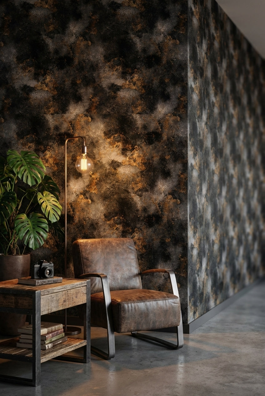 Marble Wallpaper Modern Golden Look  Decorative Mural