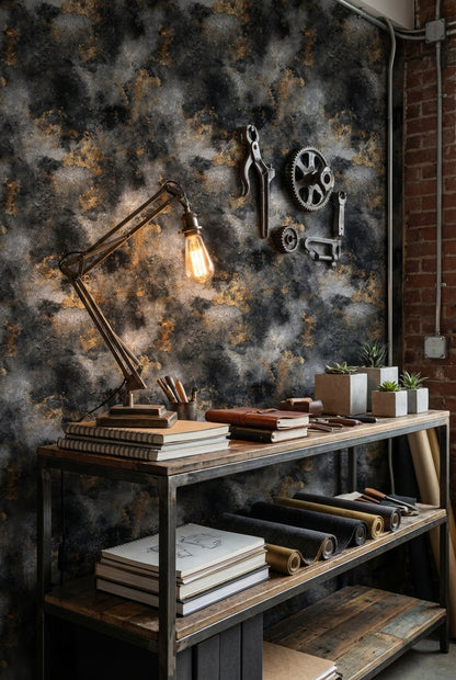 Marble Wallpaper Modern Golden Look  Decorative Mural