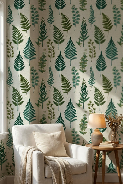 Shades Of Green Wallpaper Natural Leafy Wall Mural