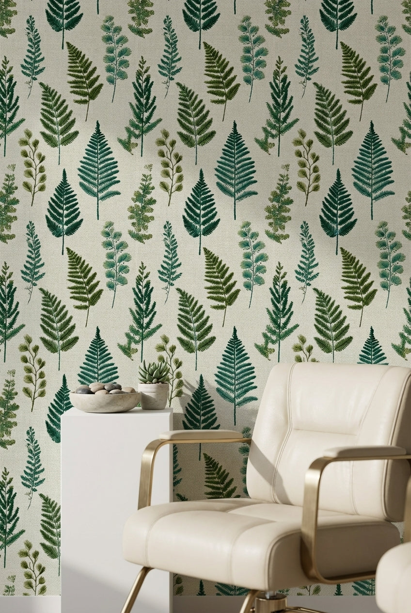 Shades Of Green Wallpaper Natural Leafy Wall Mural