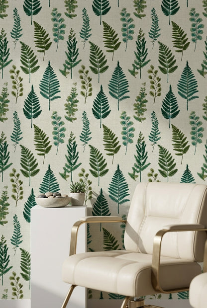 Shades Of Green Wallpaper Natural Leafy Wall Mural