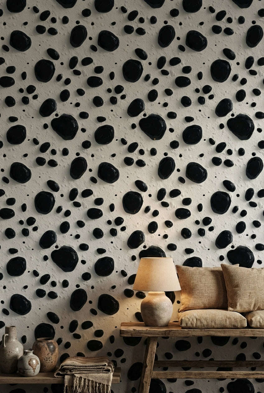 White Background Wallpaper Modern Removable Abstract Wall Mural