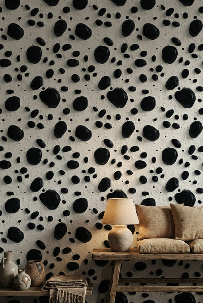 White Background Wallpaper Modern Removable Abstract Wall Mural