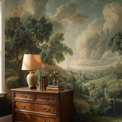 Shades Of Green Wallpaper Classic Nature Wall Mural