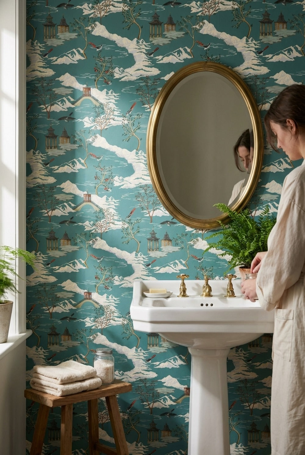 Scenic Landscape Wallpaper Mountain Wall Mural