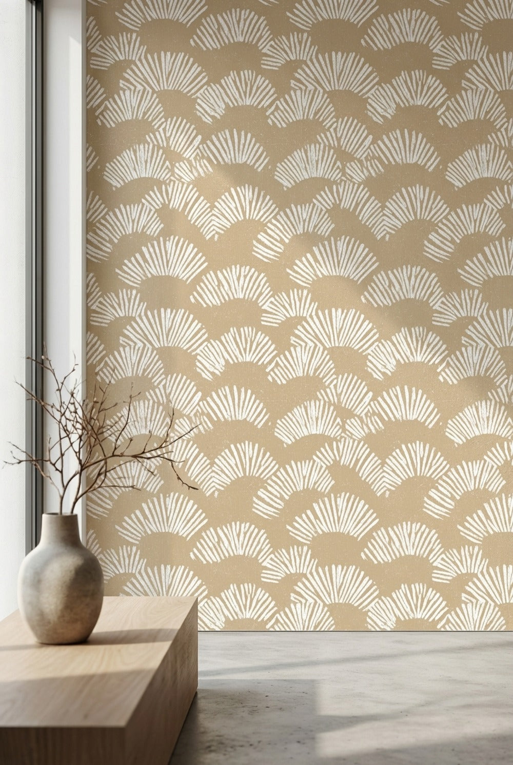 Geometric Wallpaper Abstract Contemporary Wall Decor