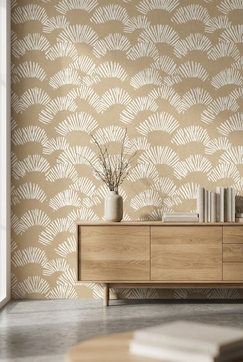 Geometric Wallpaper Abstract Contemporary Wall Decor