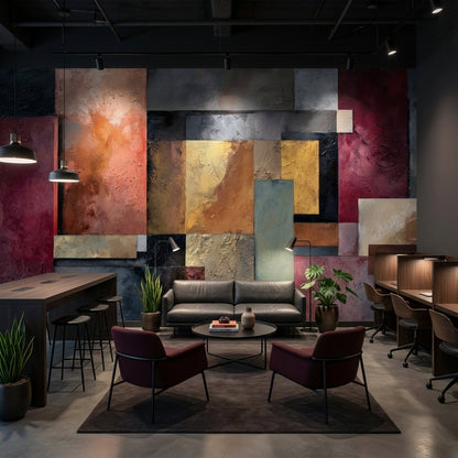 Abstract Wallpaper Geometric Removable Modern Wall Mural