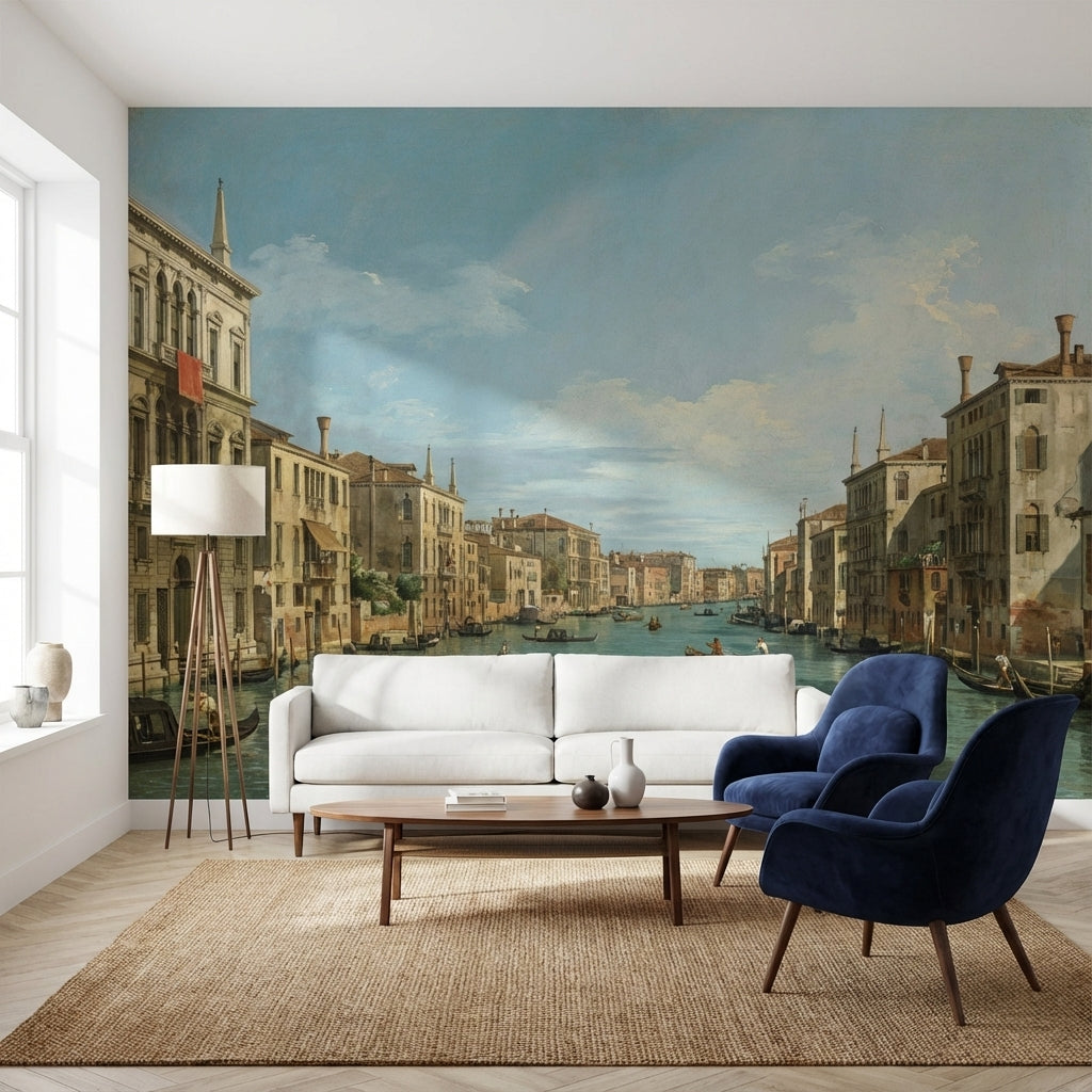 Gondolas Wallpaper Canal Removable European Wall Mural