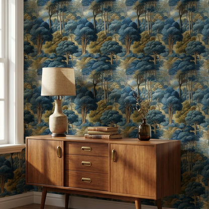 Landscape Wallpaper Trees Traditional Decorative Mural
