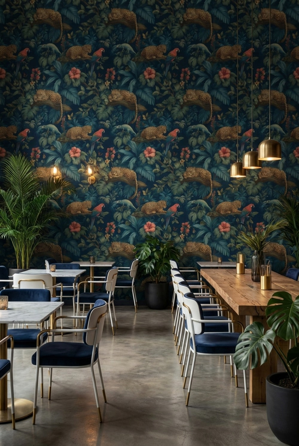 Tropical Jungle Wallpaper Exotic Nature Wall Decor