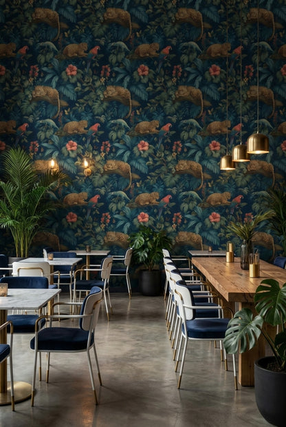 Tropical Jungle Wallpaper Exotic Nature Wall Decor