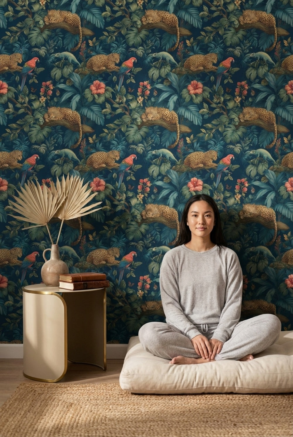 Tropical Jungle Wallpaper Exotic Nature Wall Decor