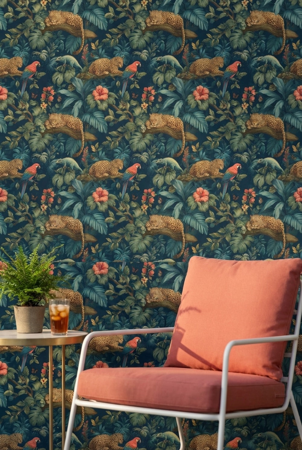 Tropical Jungle Wallpaper Exotic Nature Wall Decor